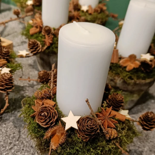 Så er det på lørdag der er julemarked på Hjørlundegaard, og jeg har en stand hvor jeg sælger juledekorationer, adventsk…